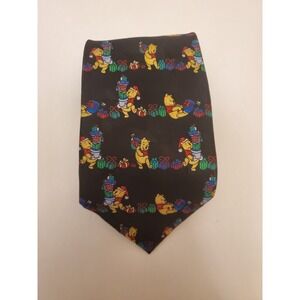 Vintage Disney Winnie the‎ Pooh Men's Neck Tie Novelty Holiday Christmas